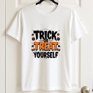 Trick or Treat Yourself Graphic T-Shirt - Halloween Tee